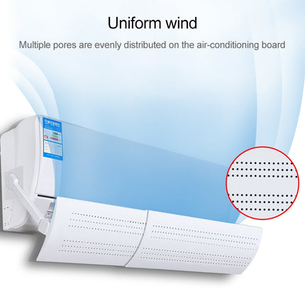 Bedroom Wall-Mounted Baby Universal Anti-Straight Blowing Air Conditioning Windshield Wind Deflector Shroud, Y Rounded Corner Version
