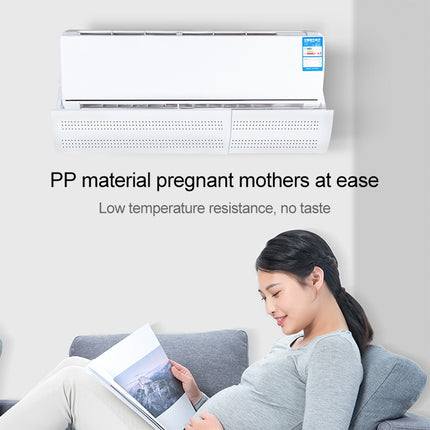 Bedroom Wall-Mounted Baby Universal Anti-Straight Blowing Air Conditioning Windshield Wind Deflector Shroud, Y Rounded Corner Version