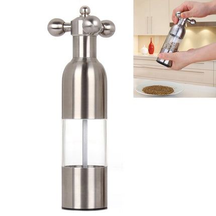 MICLAN Stainless Steel 304 Rudder Shape Grinder Pepper Grinding Machine, Size : L