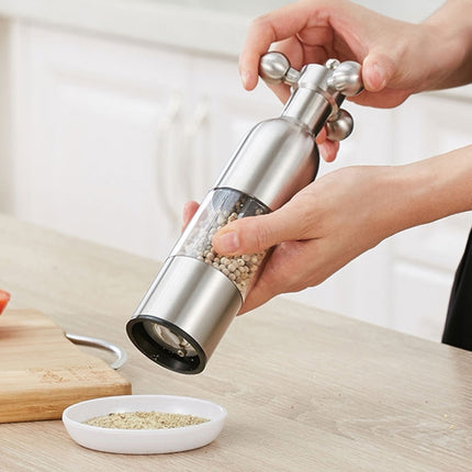 MICLAN Stainless Steel 304 Rudder Shape Grinder Pepper Grinding Machine, Size : L