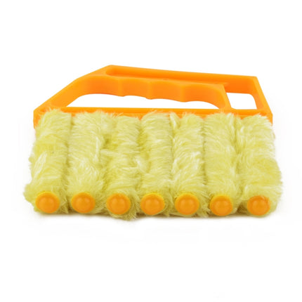 Microfiber Blinds Cleaning Brush Slat Dust Cleaner Clip Window Air Conditioner Duster