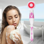 Multi-function Electric Waterproof Bath Cleansing Brush Long-handled Massage Brush, with 4 Brush Heads - DealBuddy