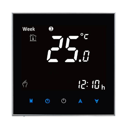 BHT-2001 3A Load Water Heating Type LCD Digital Heating Room Thermostat, Display Clock / Temperature / Time / Week / Heat etc. - DealBuddy