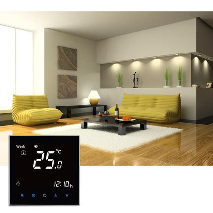 BHT-2001 3A Load Water Heating Type LCD Digital Heating Room Thermostat, Display Clock / Temperature / Time / Week / Heat etc. - DealBuddy