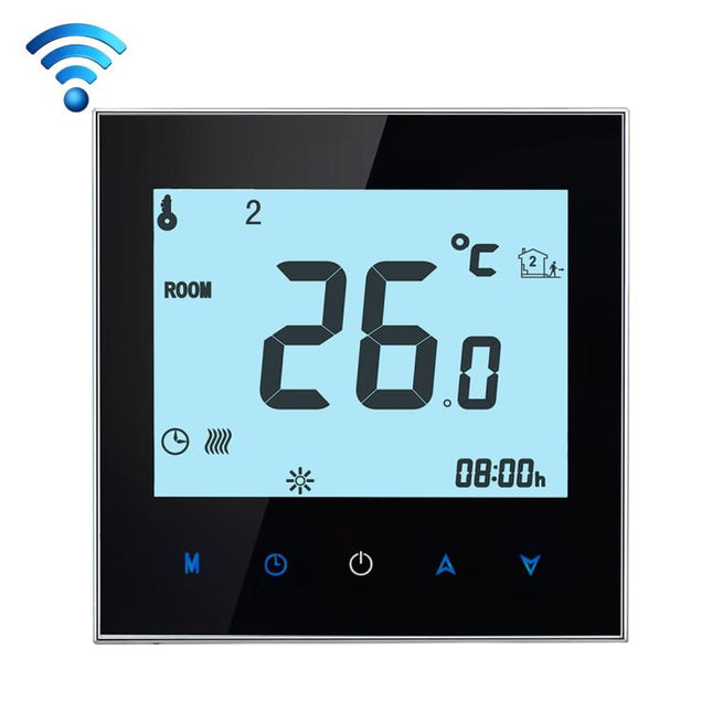 BHT-1000-GA-WIFI 3A Load Water Heating Type Touch LCD Digital WiFi Heating Room Thermostat, Display Clock / Temperature / Periods / Time / Week / Heat etc. - DealBuddy