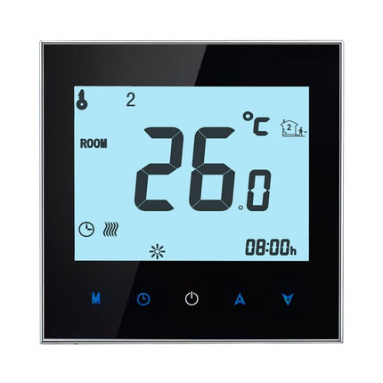 BHT-1000-GA-WIFI 3A Load Water Heating Type Touch LCD Digital WiFi Heating Room Thermostat, Display Clock / Temperature / Periods / Time / Week / Heat etc. - DealBuddy