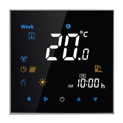 BHT-3001 16A Load Electronic Heating Type LCD Digital Heating Room Thermostat with Sensor, Display Clock / Temperature  / Time / Week / Heat etc. - DealBuddy