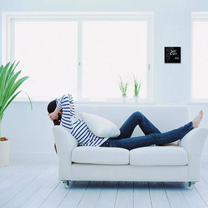 BHT-3001 16A Load Electronic Heating Type LCD Digital Heating Room Thermostat with Sensor, Display Clock / Temperature  / Time / Week / Heat etc. - DealBuddy