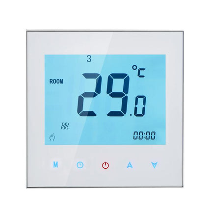 BHT-1000-GB-WIFI 16A Load Electronic Heating Type Touch LCD Digital WiFi Heating Room Thermostat with Sensor, Display Clock / Temperature / Periods / Time / Week / Heat etc., BHT-1000 16A (White), BHT-1000 16A (Black) - DealBuddy