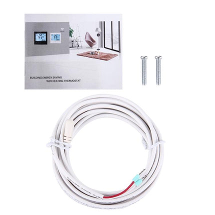 BHT-1000-GB-WIFI 16A Load Electronic Heating Type Touch LCD Digital WiFi Heating Room Thermostat with Sensor, Display Clock / Temperature / Periods / Time / Week / Heat etc., BHT-1000 16A (White), BHT-1000 16A (Black) - DealBuddy