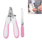 Pet Nail Clippers and Polisher Set, Size: Small, Small Blue, Small Pink - DealBuddy