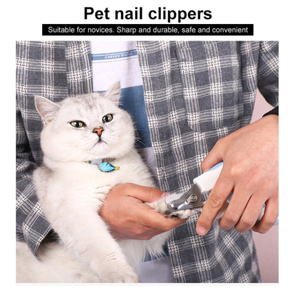 Pet Nail Clippers and Polisher Set, Size: Small, Small Blue, Small Pink - DealBuddy