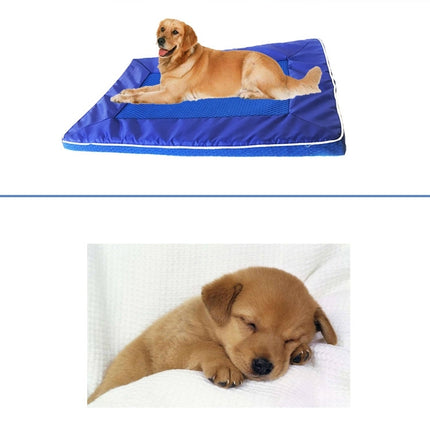 Summer Dog Pad Bed House Pet Cool Down Pad Detachable Dog Mat Cushion,Medium, Size:63*44*4cm, Size:63*44*4cm - DealBuddy