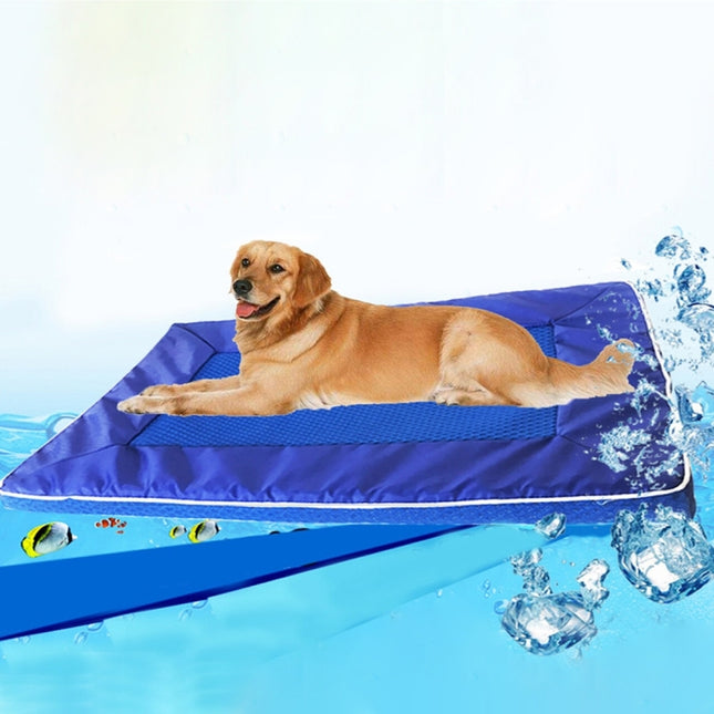 Summer Dog Pad Bed House Pet Cool Down Pad Detachable Dog Mat Cushion,Large, Size:73*46*4cm, Size:73*46*4cm - DealBuddy