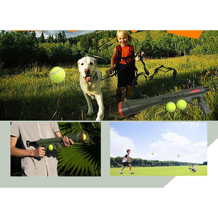 Pet Dog Supplies Toy Training Launcher Remote Speed Aiming Tennis Launcher, Size:52*19*9cm, Tennis Launcher - DealBuddy