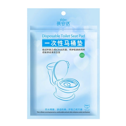 10 PCS Waterproof Anti-bacterium Travel Disposable Toilet Seat Cover Mat Toilet Paper Pad