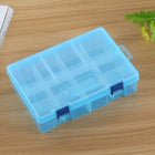 Double layer 8 Slots Plastic Jewelry Box Organizer Storage Container with Adjustable Dividers