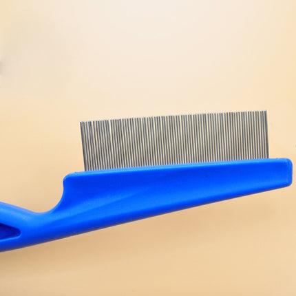 5 PCS Pet Cats Dogs Supplies Combs Fine Toothed Stainless Steel Needle Fleas Removal Combs, Length: 14cm, Length: 14cm, White, Length: 14cm, Blue, Length: 14cm, Purple - DealBuddy