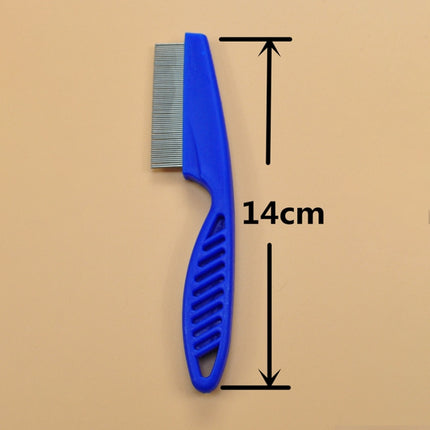 5 PCS Pet Cats Dogs Supplies Combs Fine Toothed Stainless Steel Needle Fleas Removal Combs, Length: 14cm, Length: 14cm, White, Length: 14cm, Blue, Length: 14cm, Purple - DealBuddy