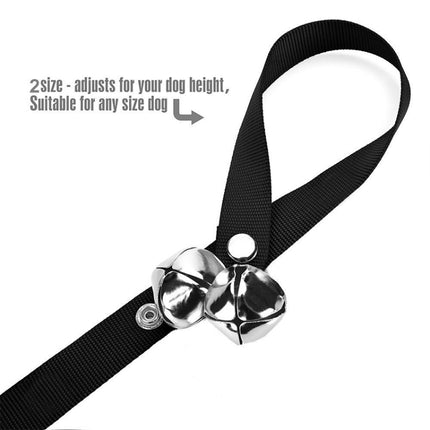 Pet Dog Training Bell Nylon Rope Traction Rope Doorbell Leash Dog Anti-lost Bell with 7 Bells - DealBuddy