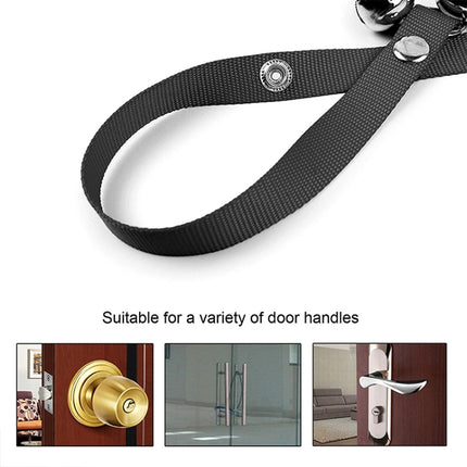 Pet Dog Training Bell Nylon Rope Traction Rope Doorbell Leash Dog Anti-lost Bell with 7 Bells - DealBuddy