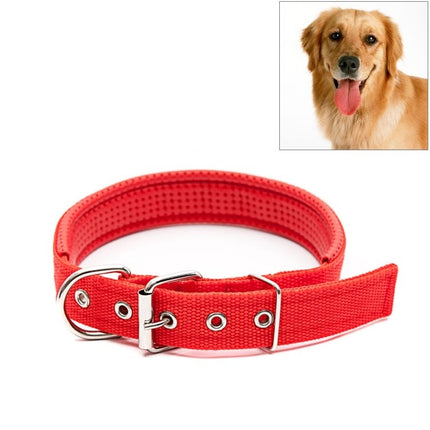 Foam Cotton  Polyester Pet Collars Pet Neck Strap Dog Neckband Cats Dogs Collars, 3.5cm x 57cm, 3.5cm x 57cm Black, 3.5cm x 57cm Red - DealBuddy