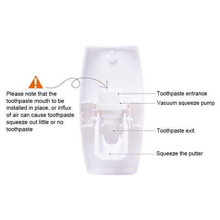 Automatic Toothpaste Dispenser Set with 5 Toothbrush Holder