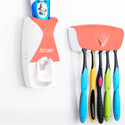 Automatic Toothpaste Dispenser Set with 5 Toothbrush Holder - DealBuddy