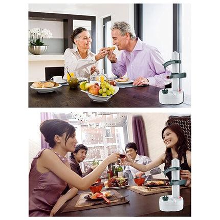 Multifunction Stainless Steel Electric Vegetables Fruit Peeler Automatic Peeling Machine, Dry Battery - DealBuddy
