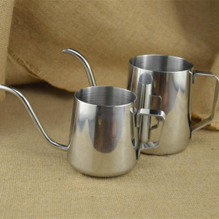 Long Narrow Spout 304 Stainless Steel Hand Drip Coffee Pot with Hanging Ear, 250ML - DealBuddy