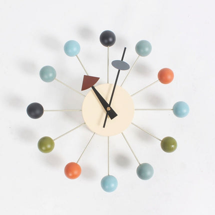 Stylish Background Minimalis Circular Balls Candy Wall Clock Creative Decoration Clock Ferris Wheel Clock - DealBuddy