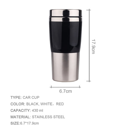430ml  Double Insulated Stainless Steel Mug In-Car Using Business Water Bottle - DealBuddy
