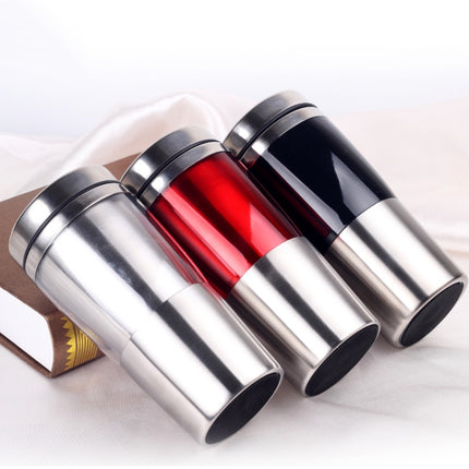 430ml  Double Insulated Stainless Steel Mug In-Car Using Business Water Bottle - DealBuddy