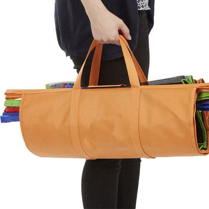 4 PCS / Set Supermarket Trolley Bags Non-Woven Portable Shopping Bags