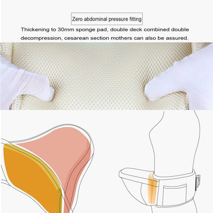 Ergonomic Baby Carrier with Hip Seat for Baby with Reflective Strip for 0-3 Years Old - DealBuddy