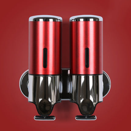 Dual Hotel Shower Manual Dispenser Wall Mounted Washing Liquid Shampoo Soap Bottle, Capacity: 1000ml, 1000ml/Transparent, 1000ml/White, 1000ml/Dark Red, 1000ml/Silver, 1000ml/Black, 1000ml/Gold - DealBuddy