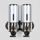 Dual Hotel Shower Manual Dispenser Wall Mounted Washing Liquid Shampoo Soap Bottle, Capacity: 1000ml, 1000ml/Transparent, 1000ml/White, 1000ml/Dark Red, 1000ml/Silver, 1000ml/Black, 1000ml/Gold - DealBuddy