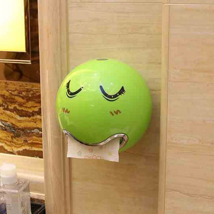 Creative Tryitgo Expressions Pattern Bathroom Waterproof Toilet Paper Tray Tissue Holder, Size: 16.5*18.5cm - DealBuddy