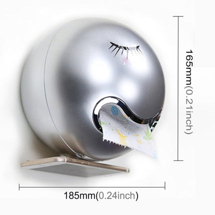 Creative Tryitgo Expressions Pattern Bathroom Waterproof Toilet Paper Tray Tissue Holder, Size: 16.5*18.5cm - DealBuddy