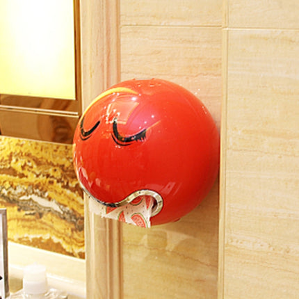 Creative Tryitgo Expressions Pattern Bathroom Waterproof Toilet Paper Tray Tissue Holder, Size: 16.5*18.5cm