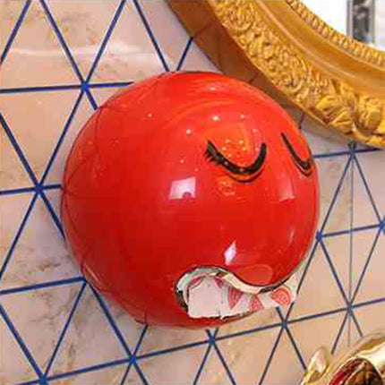 Creative Tryitgo Expressions Pattern Bathroom Waterproof Toilet Paper Tray Tissue Holder, Size: 16.5*18.5cm