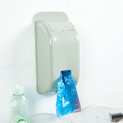 Wall Hanging Extraction Garbage Bag Storage Box, Size: 30.0 x 14.0 x 10.0cm, Random Color Delivery
