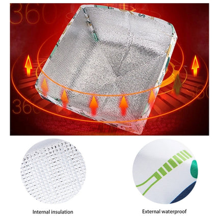 Foldable Thickened Aluminum Foil Food Heat Preservation Cover, Size: L (37 x 37 x 15cm)
