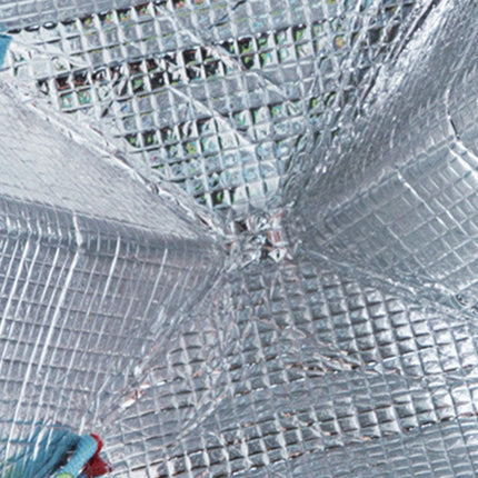 Foldable Thickened Aluminum Foil Food Heat Preservation Cover, Size: L (37 x 37 x 15cm), Size: L Red - DealBuddy