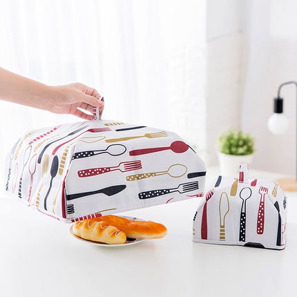 Foldable Thickened Aluminum Foil Food Heat Preservation Cover, Size: L (37 x 37 x 15cm), Size: L Red - DealBuddy