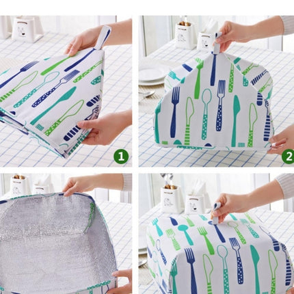 Foldable Thickened Aluminum Foil Food Heat Preservation Cover, Size: L (37 x 37 x 15cm), Size: L Red - DealBuddy