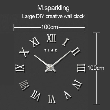 40 inch Creative Living Room Decorative Ticking Wall Clock - DealBuddy