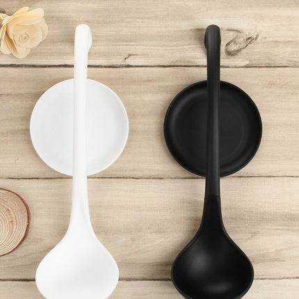 Stand Up Ladle Spoon with Tray for Home or Commercial Kitchen, Spoon Size: 28.5*8.2cm