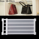 Wardrobe Storage Layered Baffle Cabinet Shelf Dormitory Partition Cupboard Partition Board, Width: 24cm, Stretch Range: 38-55cm