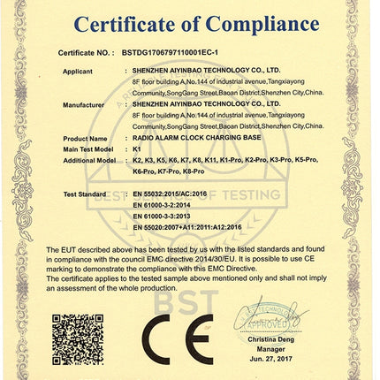 K11 Bluetooth Alarm Clock Speaker Creative Digital Music Clock Display Radio with Dual USB Interface, Support U Disk / TF Card / FM / AUX, EU Plug